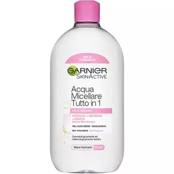 Мицеллярная вода Garnier Sensitive «Все в 1» для очищения и увлажнения без риска, 700 мл