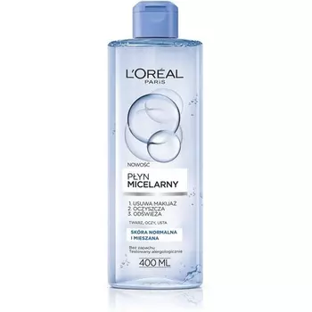 Мицеллярная вода L'oreal Paris Skin Expert для нормальной и комбинированной кожи 400мл L'Oral