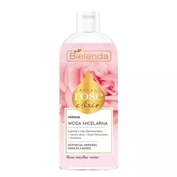 Мицеллярная вода с розой для снятия макияжа. Успокаивающий эликсир для всех типов кожи Bielenda