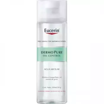 Мицеллярная вода удаляет макияж, не вызывая раздражения Eucerin Dermopure Agua Micelar Eucerin, 200 ml