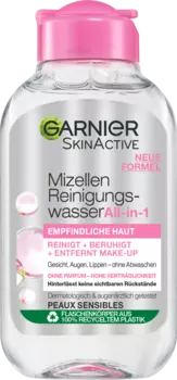 Мицеллярная вода «все в одном» дорожный размер 100 мл. Garnier