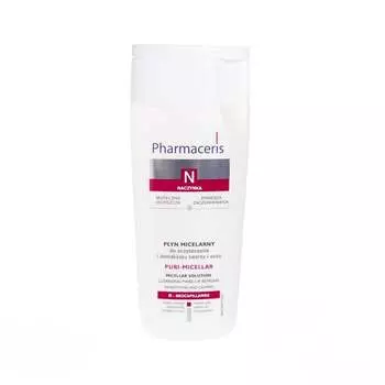 Мицеллярная жидкость для очищения и снятия макияжа с лица и глаз, 200 мл Pharmaceris, N Puri-Micellar