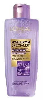 Мицеллярная жидкость L’Oral Hyaluron Specialist Cleansers, 200 мл