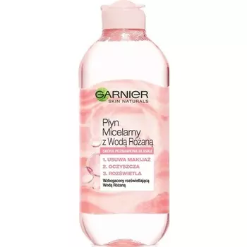 Мицеллярная жидкость с розовой водой 400мл, Garnier