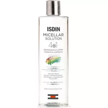Мицеллярный раствор, 400 мл, очищающий раствор для лица, Isdin