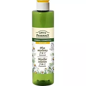 Мицеллярный раствор ромашки 3 в 1 250мл, Green Pharmacy