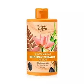 Мицеллярный шампунь для восстановления окрашенных волос с фиксатором цвета 13,50 жидких унций Tulipan Negro