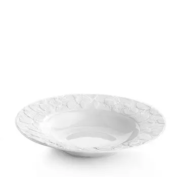 Michael Aram Чаша с ободком из лесных листьев, белый
