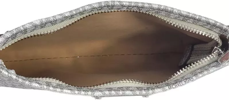 Michael Kors 29556195CG Женская регулируемая поясная сумка с серебряным логотипом и серебряной фурнитурой (L/XL)