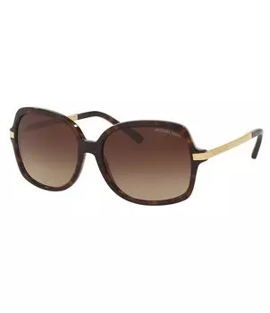 Michael Kors Adrianna II большие квадратные солнцезащитные очки, коричневый