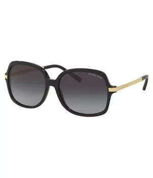 Michael Kors Adrianna II большие квадратные солнцезащитные очки, черный