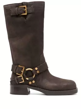 Michael Kors байкерские ботинки, коричневый