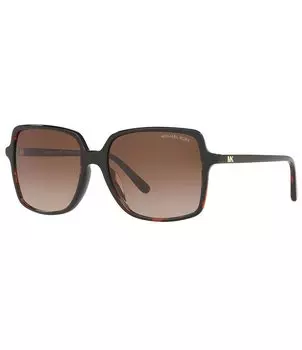 Michael Kors - большие солнцезащитные очки в квадратной оправе Isle of Palms, коричневый