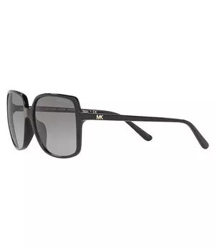 Michael Kors - большие солнцезащитные очки в квадратной оправе Isle of Palms, черный