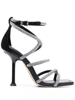Michael Kors босоножки с кристаллами, черный