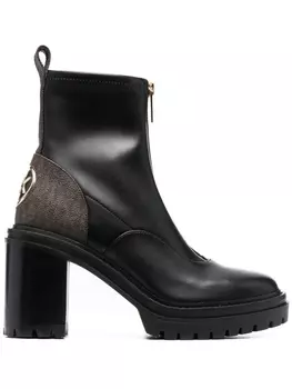 Michael Kors ботильоны с логотипом, черный