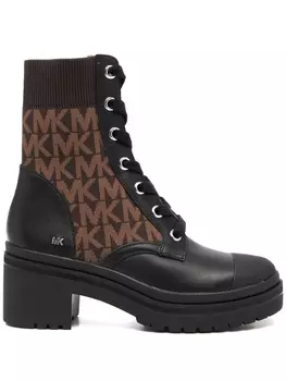 Michael Kors ботинки Brea с монограммой, коричневый