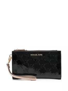 Michael Kors бумажник с монограммой, черный