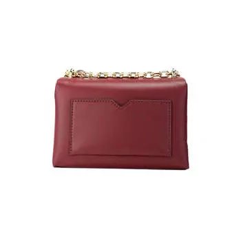 Michael Kors Cece Маленькая женская сумка через плечо из веганской кожи с клапаном вишневого цвета, мультиколор