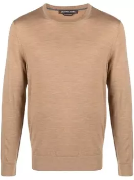 Michael Kors Collection джемпер из шерсти мериноса, коричневый