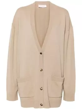 Michael Kors Collection кашемировый кардиган, коричневый