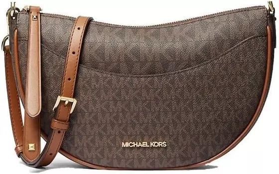 Michael Kors Crossbody Кошелек для женщин Dover Маленький Crossbody Кошелек, Коричневый