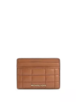 Michael Kors держатель для карт с логотипом и надписью, нейтральный цвет