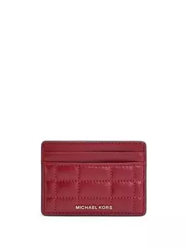 Michael Kors держатель для карт с логотипом и надписью, красный