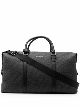 Michael Kors дорожная сумка с монограммой, черный