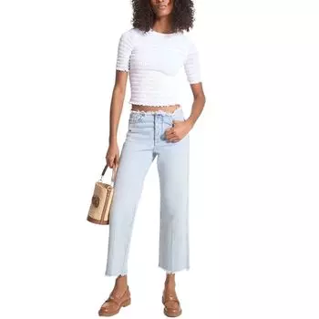 MICHAEL KORS Джинсы женские MMK SS24 светло-голубые