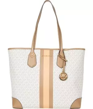 Michael Kors Eva MK Signature ПВХ нейлоновая сумка с чехлом, цвет cantaloupe/multi