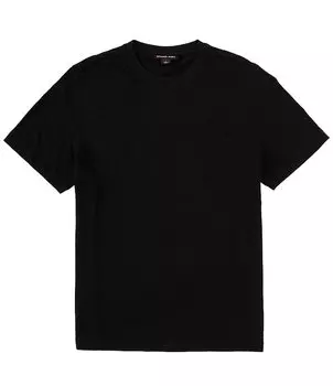 Michael Kors Футболка с короткими рукавами из джерси Refine Slub, черный