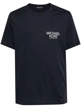 Michael Kors футболка с логотипом, синий