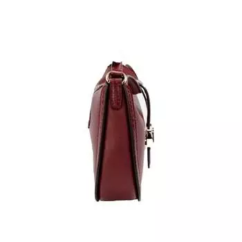 Michael Kors Gabby Маленькая женская складная кожаная сумка-хобо через плечо вишневого цвета, мультиколор
