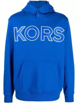 Michael Kors худи с тисненым логотипом, синий