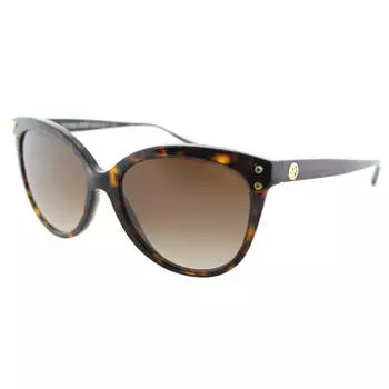 Michael Kors Jan MK 2045 300613 Женские солнцезащитные очки «кошачий глаз», цвет Dark Tortoise Acetate