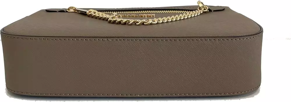 Michael Kors Jet Set Большая Кожаная Сумка Через Плечо с Цепочкой East West (Сумерки)