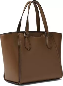 Michael Kors Jet Set, большая сумка через плечо East/West с ремешком с логотипом Web, Driftwood