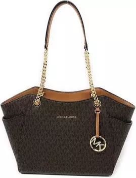 Michael Kors Jet Set Большая сумка через плечо с фирменным логотипом
