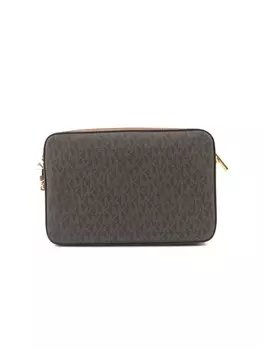 Michael Kors Jet Set Большая сумка через плечо из сафьяновой кожи East West [женская подпись], коричневый