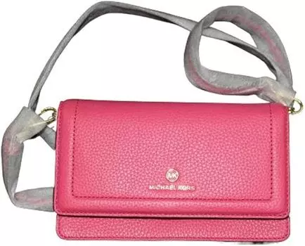 Michael Kors Jet Set Charm Маленькая сумка через плечо для телефона (Гибискус)