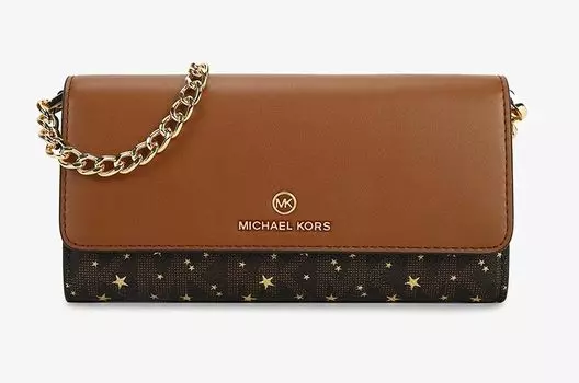 Michael Kors Jet Set Charm трансформируемый кошелек для телефона через плечо (коричневый мульти)