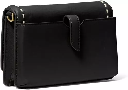 Michael Kors Jet Set Маленькая сумка для телефона через плечо, черная