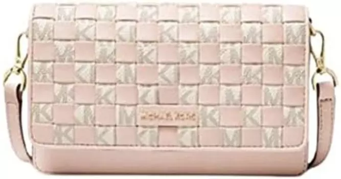 Michael Kors Jet Set Маленькая трансформируемая сумка через плечо для смартфона с логотипом