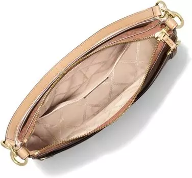 Michael Kors Jet Set Очаровательная сумка через плечо с молнией и верхом среднего размера