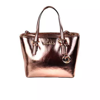 Michael Kors Jet Set Primrose Metallic XS Carryall Top Zip Tote Bag Женская сумочка, мультиколор