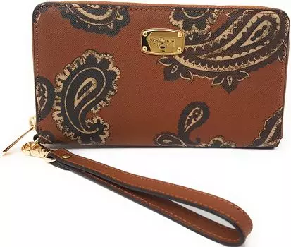 Michael Kors Jet Set Travel Large Coin Phone Case (Luggage)