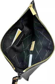 Michael Kors Jet Set Travel Pebbled Leather Large Top Zip Wristlet