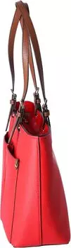 Michael Kors Jet Set Travel, средняя сумка с двумя карманами из веганской кожи, темная Сангрия