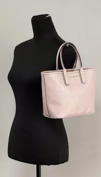 Michael Kors Jodie Small Powder Blush Женская сумка-тоут из жаккардового переработанного полиэстера, мультиколор